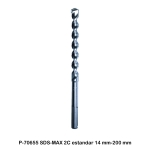 Broca Makita P-70655 SDS-MAX 2C estándar 14 mm