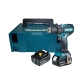 Taladro percutor Makita DHP485RTJ a batería 18V LXT 5.0Ah BL 50 Nm